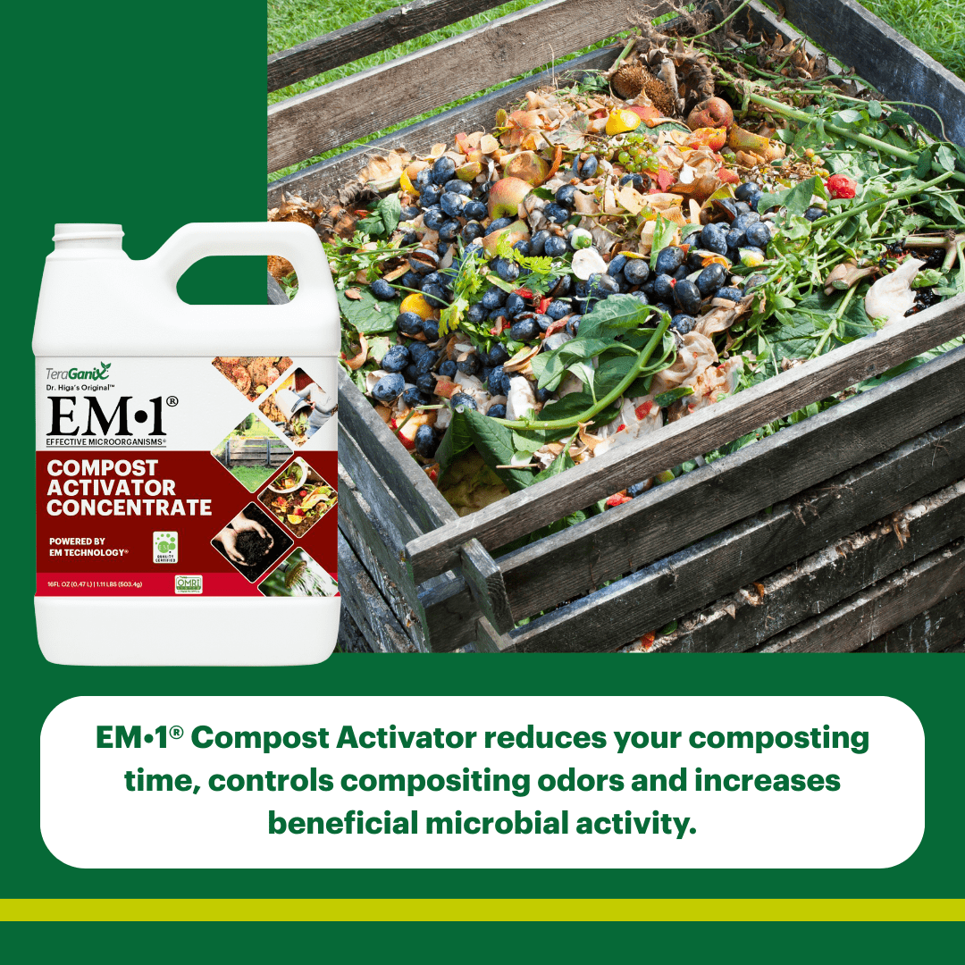 TeraGanix EM-1 Compost Starter, Concentrate - Thumbnail 3