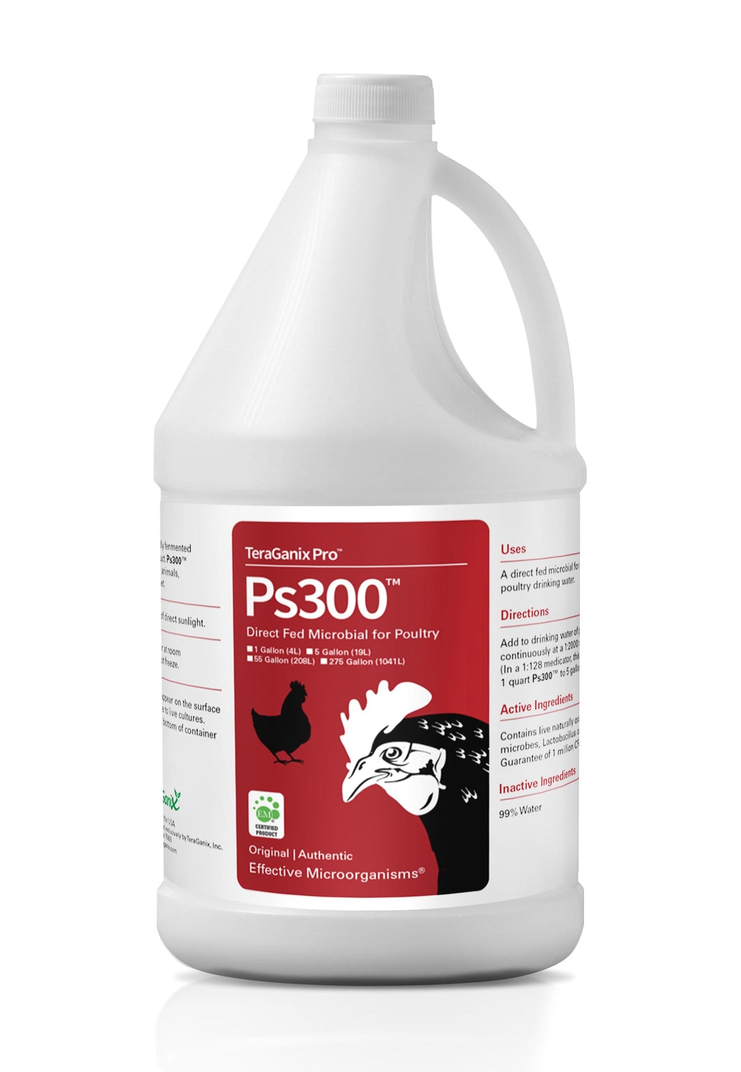 TeraGanix Ps300™  Direct-Feed Microbial Probiotic for Poultry