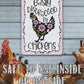 Easily Distracted by Chickens - Metal Sign