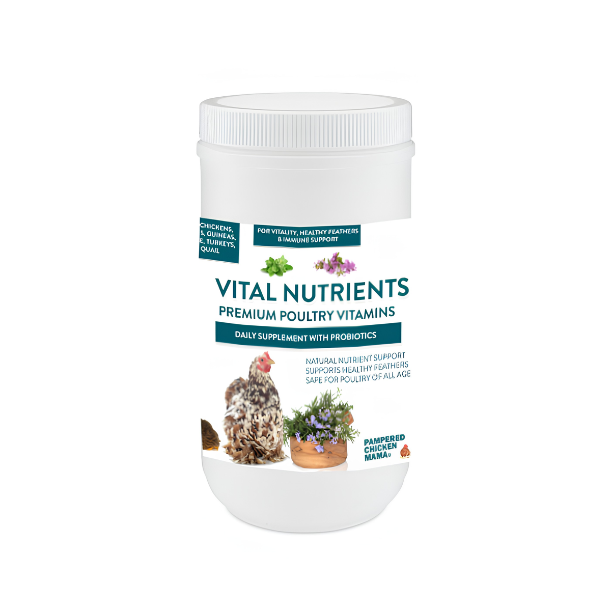 Vital Nutrients: Supplemental Essential Vitamins & Trace Minerals For Pet Chickens & Ducks