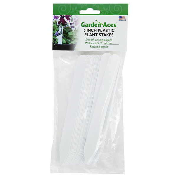 6 inch white plastic plant labels White Plastic Plant Labels (Package of 24)