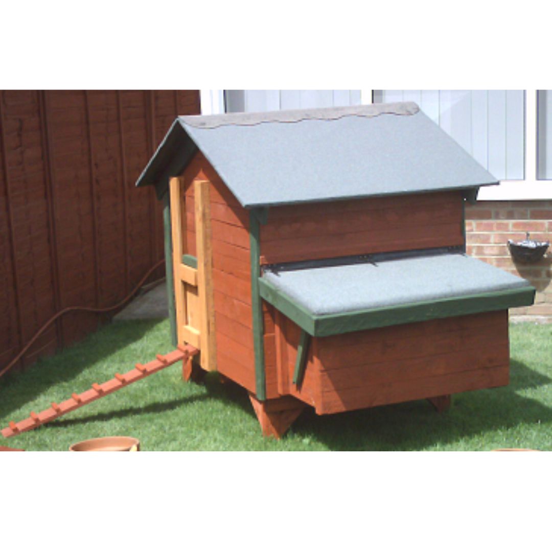 You can recycle wooden pallets into a chicken coop!
