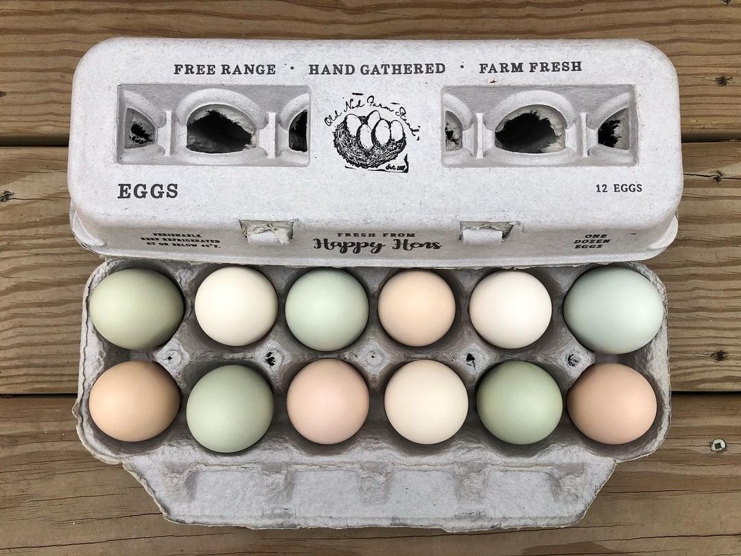 Egg carton stamp | Poem for egg boxes of happy hens