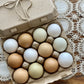 Henlay Vintage Blank Egg Cartons, Classic 3x4 Design, 2 Colors, 25, 65, 75, or 200 Pack