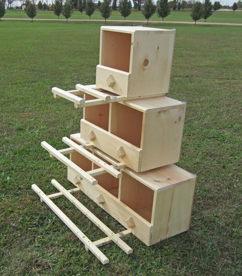 Handmade Wooden Chicken Nesting Box