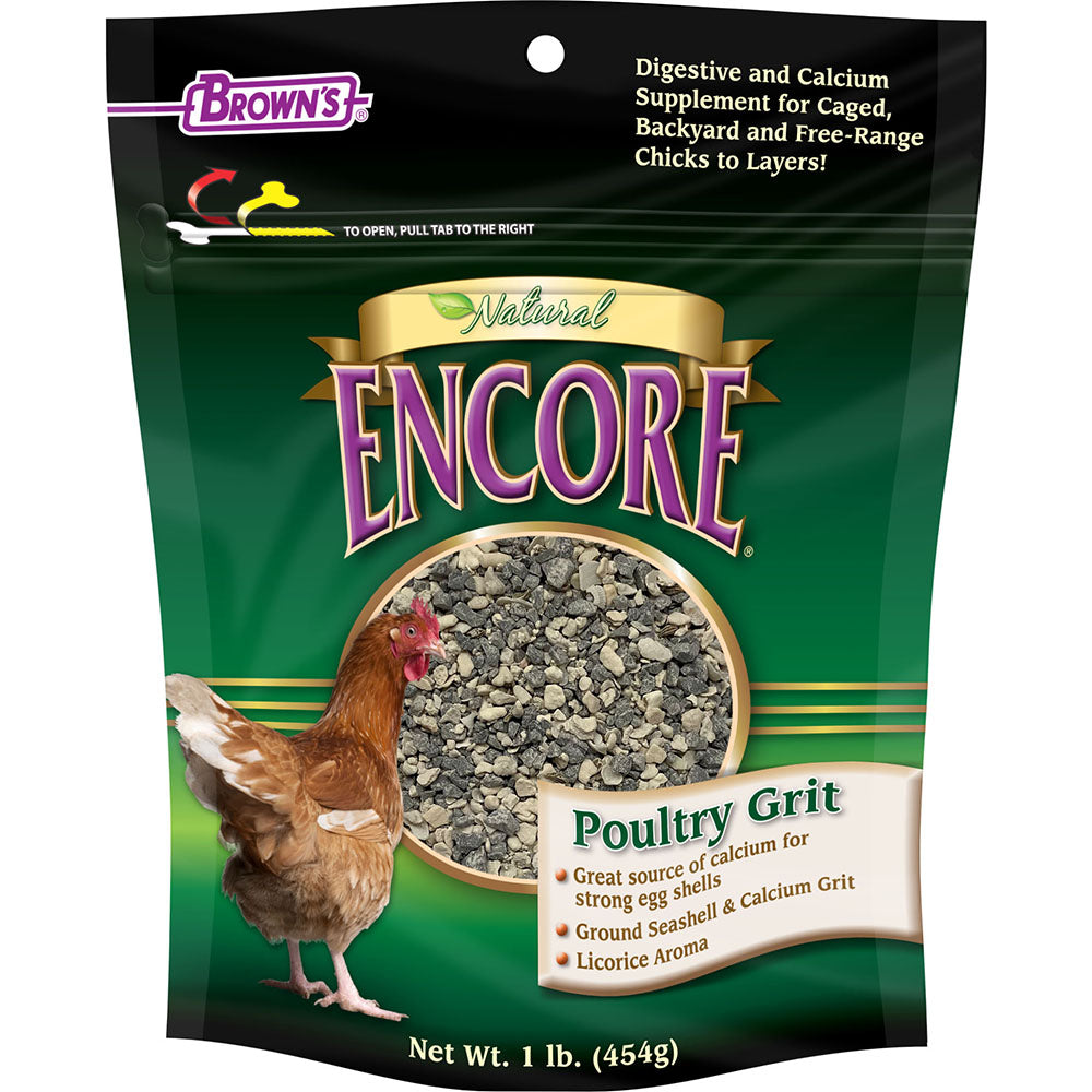 poultry grit for succulents Encore Natural Poultry Grit Plus 1 Lbs by Brown's