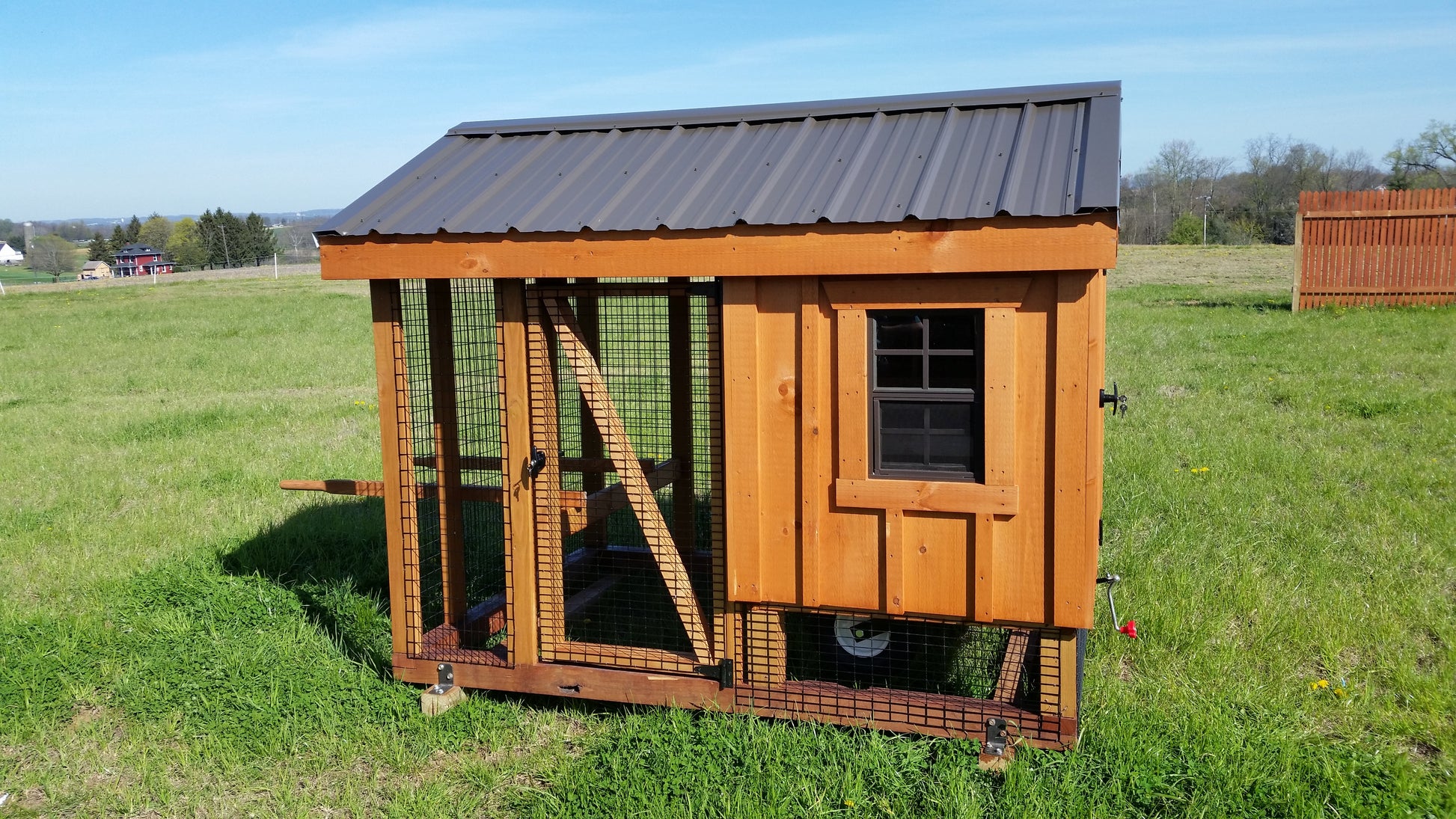 All-In-One 4x6 Chicken Coop plus Run
