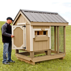 All-In-One 4x6 Chicken Coop plus Run (up to 7 chickens)