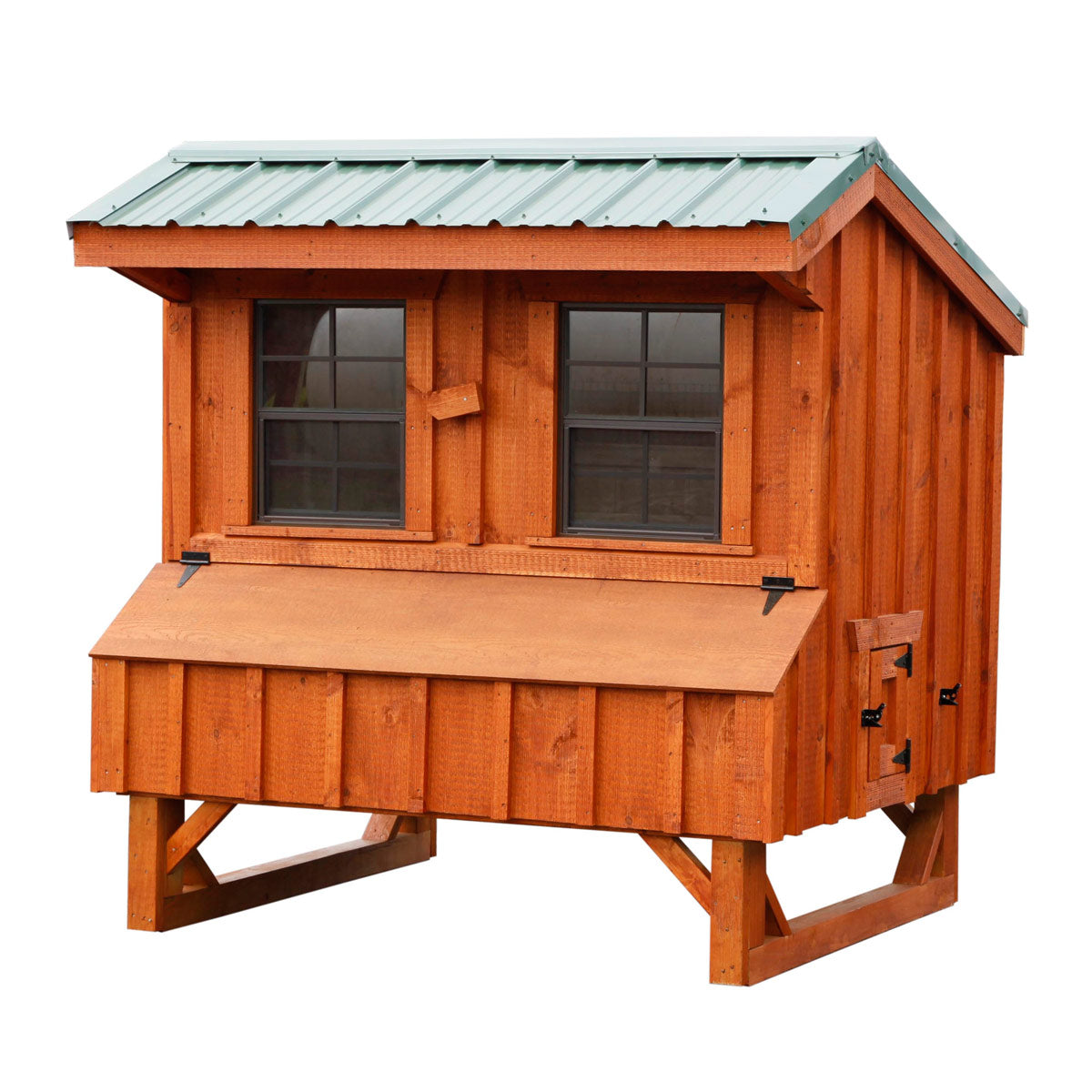 Custom Amish-Built Craftsman 4'x6' Chicken Coop (up to 15 chickens)