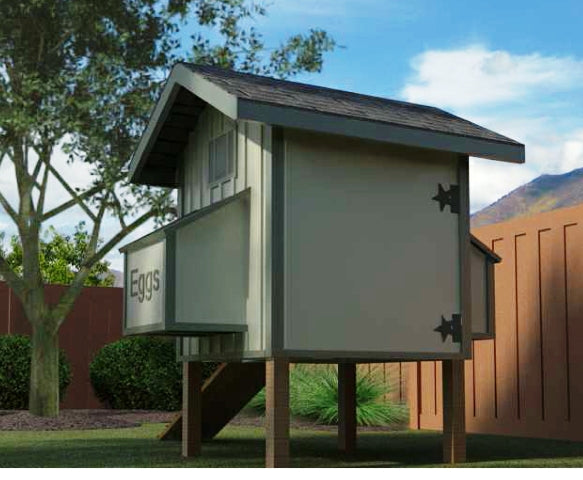 Bella Coop w/ Run Building Plans (6 chickens)