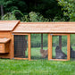 The Bungalow Chicken Coop includes wire mesh floors to keep rodents out!