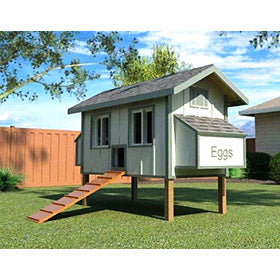 Daisy Coop w/ Run Building Plans (12 chickens)
