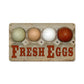 Fresh Eggs Retro Sign, 14" x 8"
