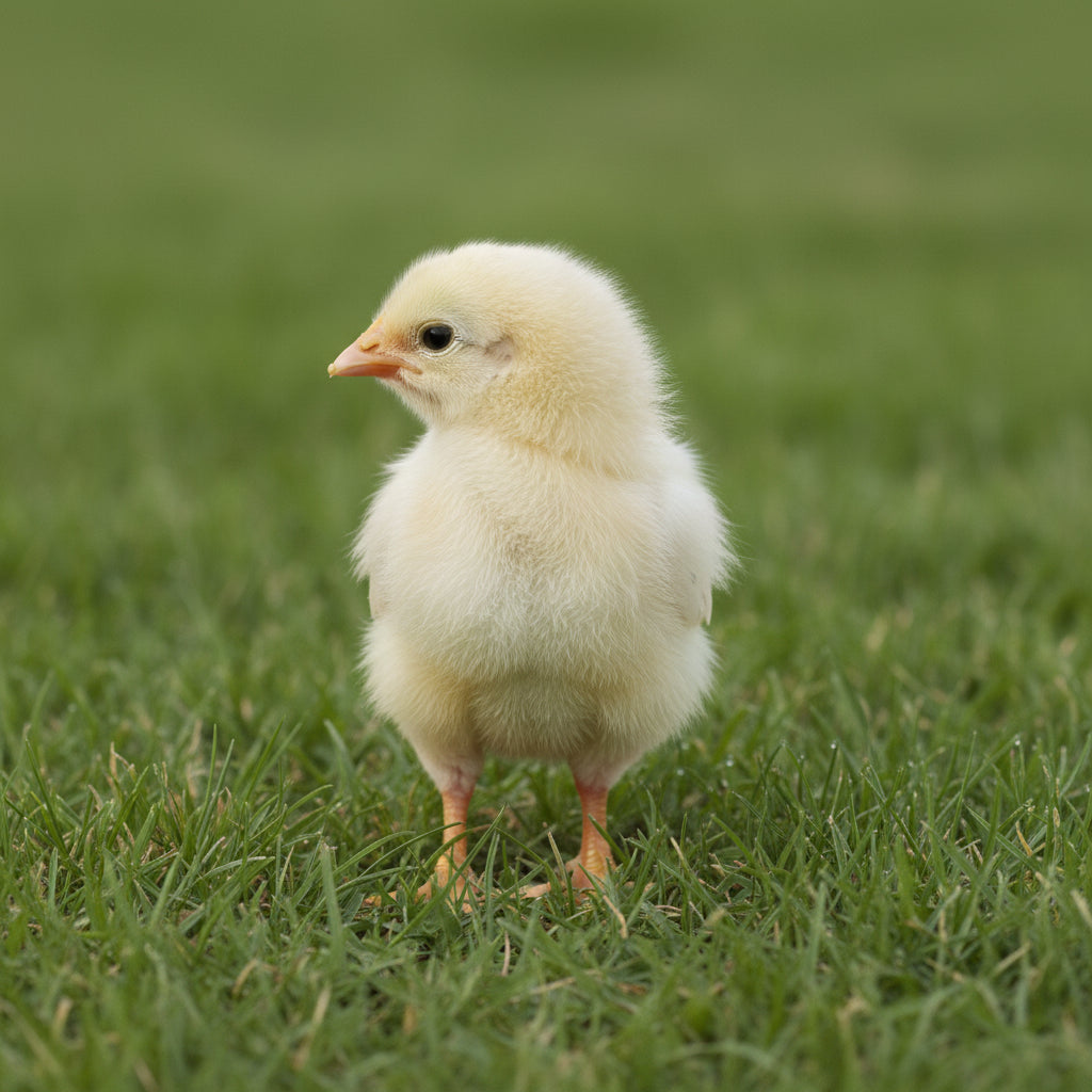 Blue Splash Marans baby chick