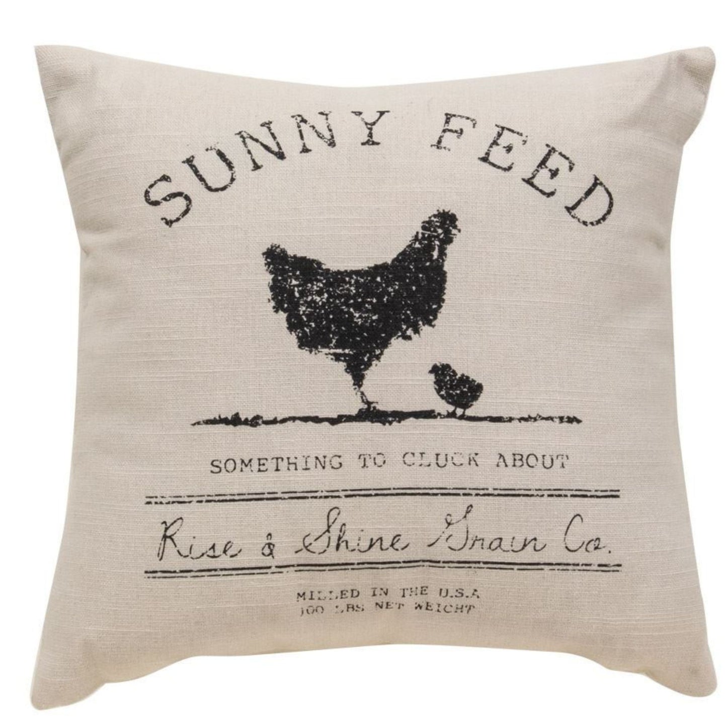 Chicken Accent Pillow - Sunny Feed