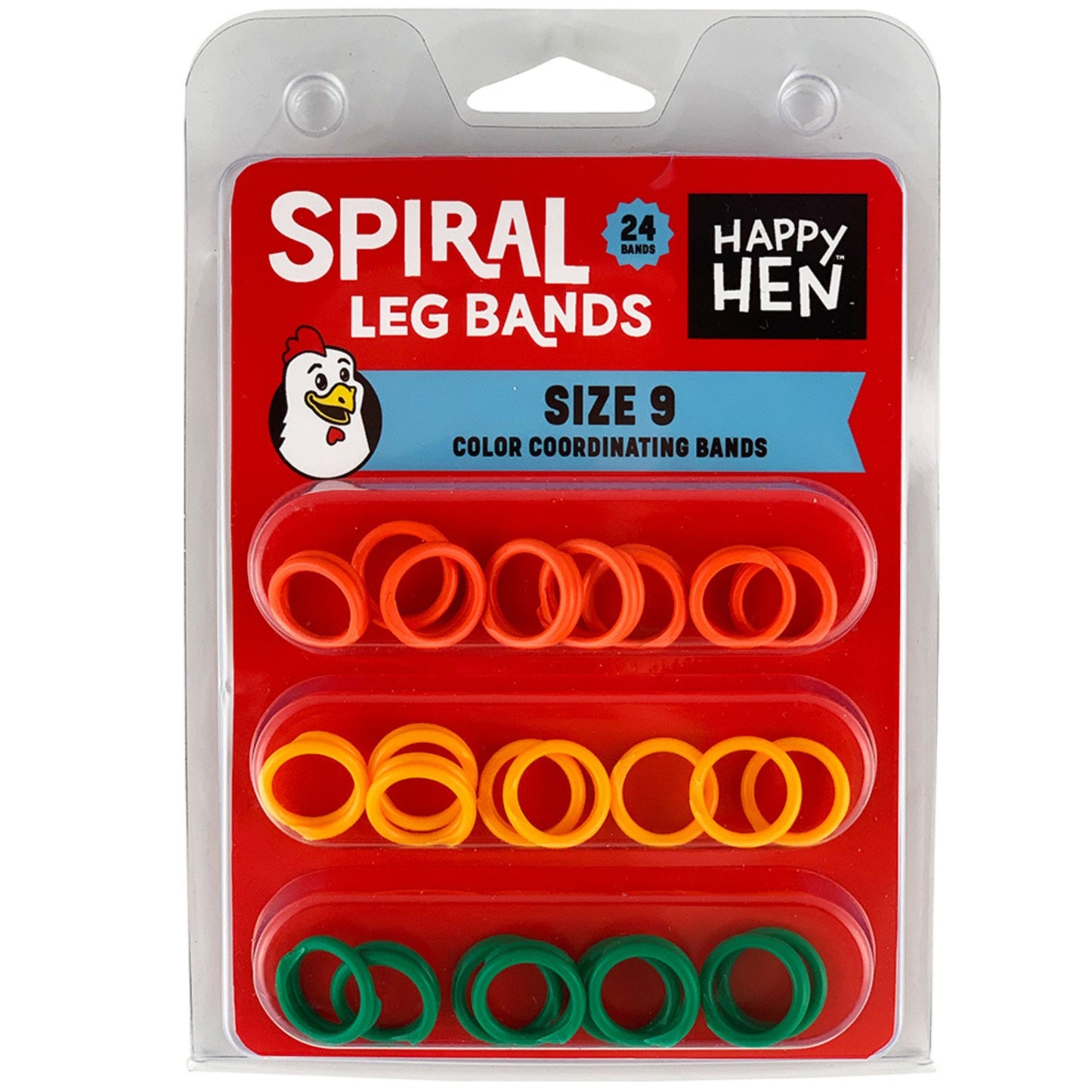 Package of poultry identification leg bands